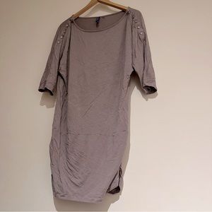 Seraphine grey maternity and nursing shirt, size 8